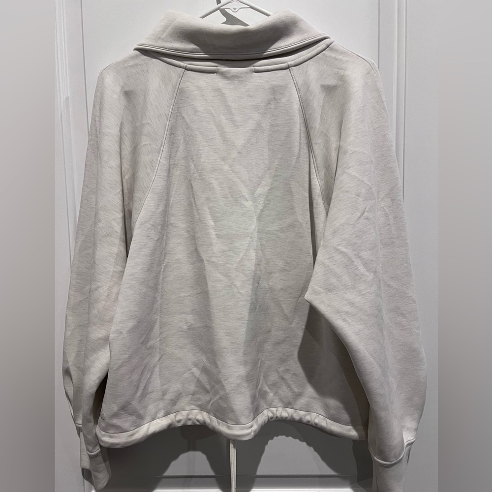 Zella Cream Half Button-up Pullover - Picture 2 of 3